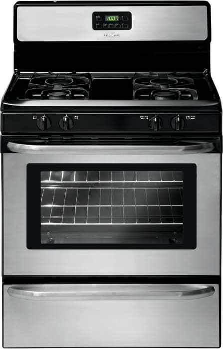 Frigidaire Ffgf3047ls 30 Inch Freestanding Gas Range With Simmer Burner Broiler Drawer Ready Select Controls 4 Sealed Burners 4 2 Cu Ft Oven Capacity And Lp Conversion Optional