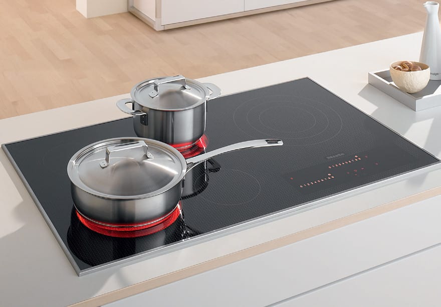 Miele KM5860240 36 Inch Electric Cooktop with 5 Elements, Glass Ceramic
