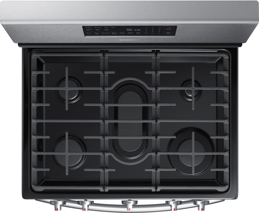 Samsung NX58H5600SS 30 Inch Freestanding Gas Range with 5.8 cu. ft