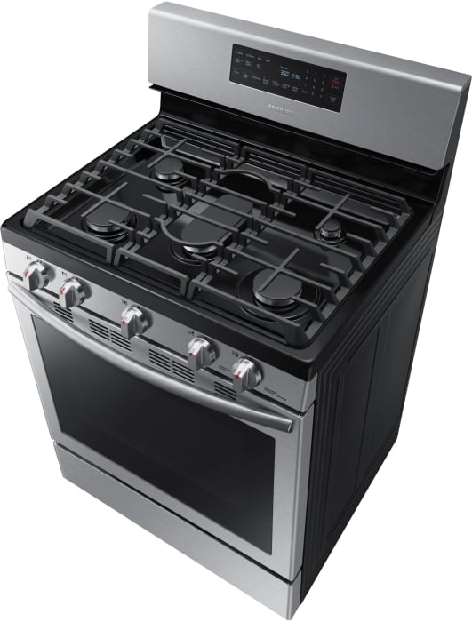 Samsung NX58H5600SS 30 Inch Freestanding Gas Range with 5.8 cu. ft