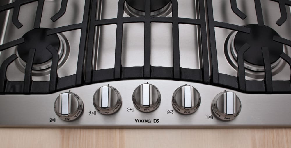 Viking RDGSU2005BSS 30 Inch Gas Cooktop with 5 Permanently Sealed Burners, Aluminum Flame Ports