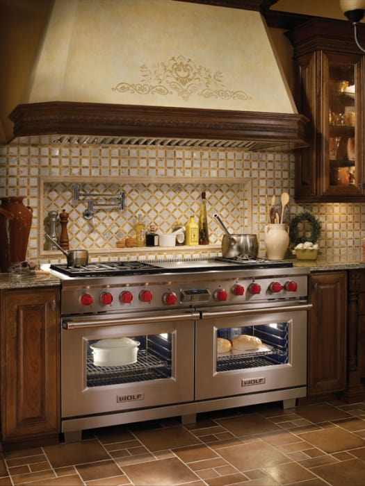 Wolf DF606DG 60 Inch Freestanding Professional Dual Fuel Range with 6