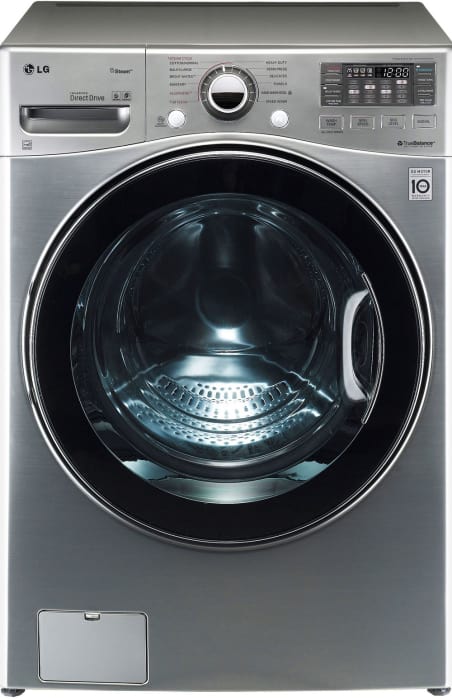 Lg Wm3470hva 27 Inch 4 0 Cu Ft Front Load Washer With 12 Wash Cycles 1 200 Rpm Steam Senseclean Turbowash And Energy Star Certification Graphite Steel