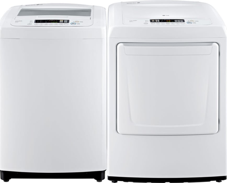 LG WT1001CW 25 Inch TopLoad Washer with 3.6 cu. ft. Capacity, 8 Wash