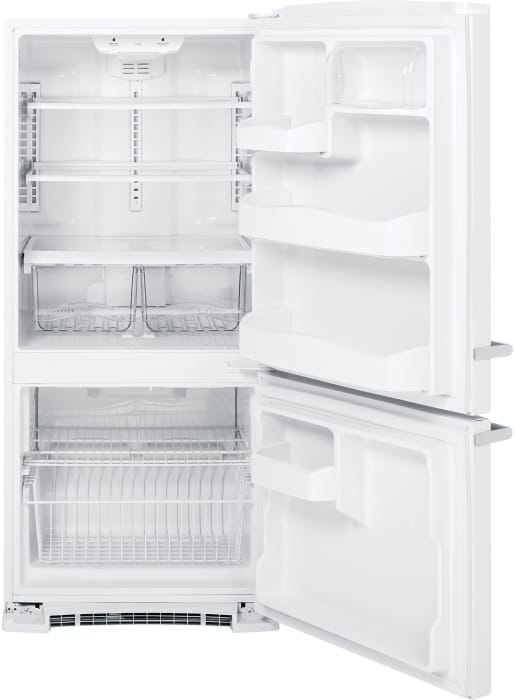 GE ABE20EGHWS 30 Inch BottomFreezer Refrigerator with 20.3 cu. ft