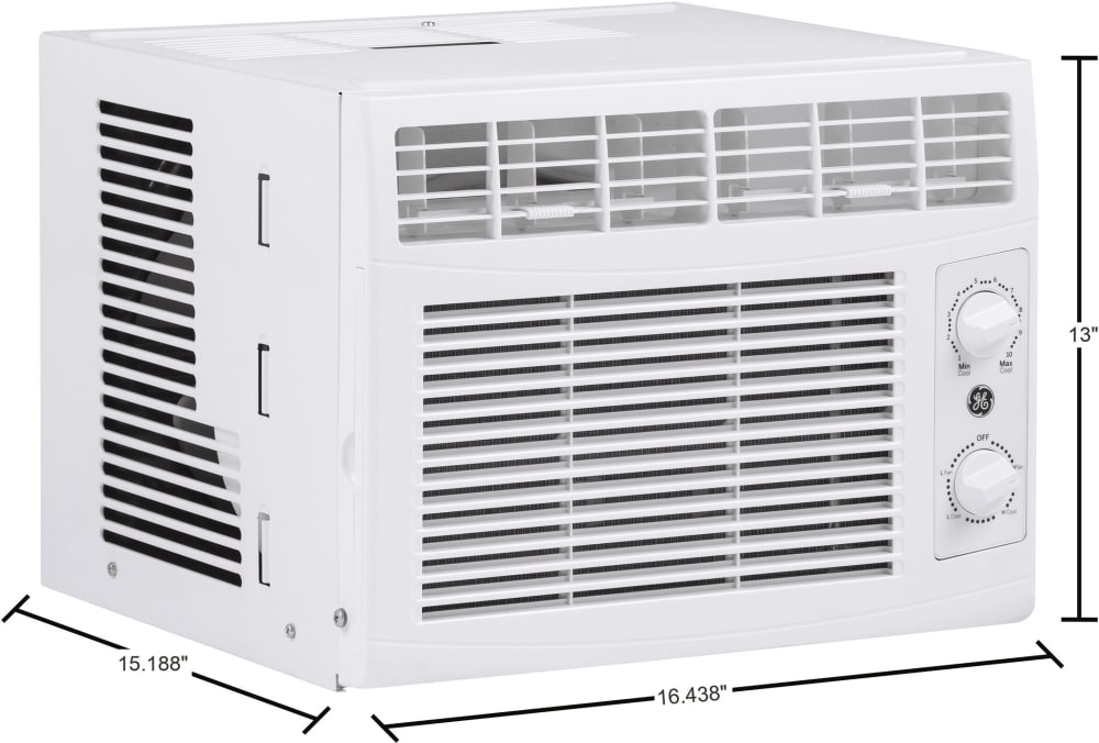 GE AHT05LZ 5,000 BTU Window Air Conditioner with Adjustable Thermostat ...