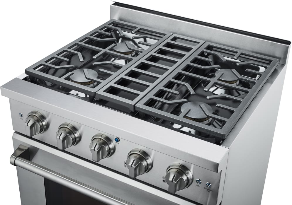NXR AK3001 30 Inch Professional Gas Range with 4 German Tower Dual Flow