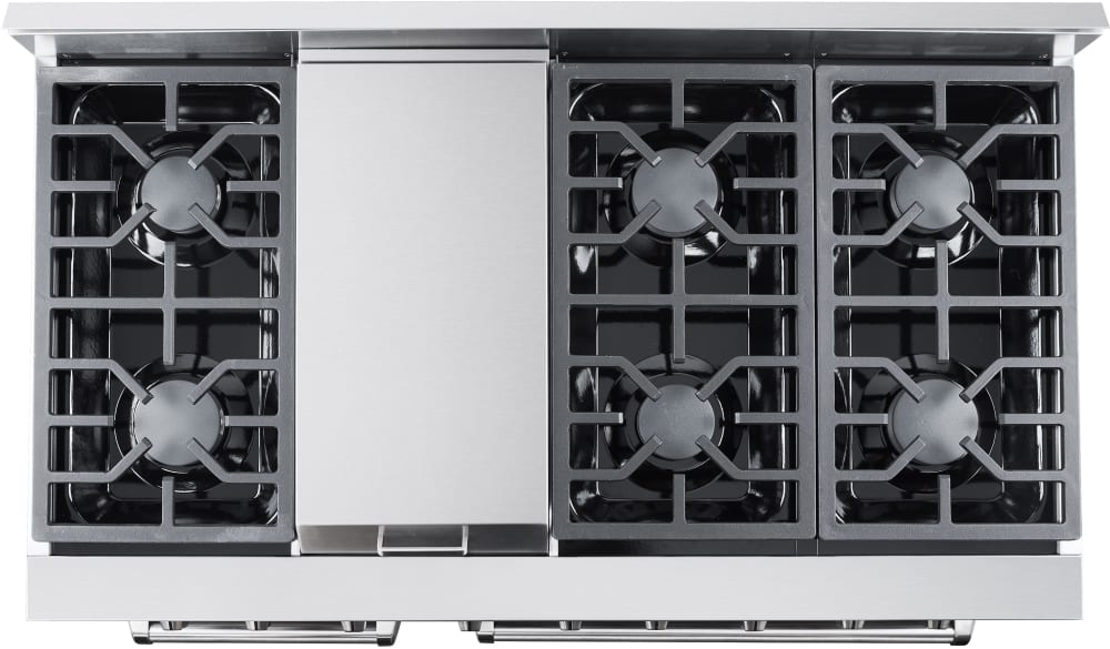 NXR AK4807 48 Inch Professional Gas Range with 6 German Tower Dual Flow