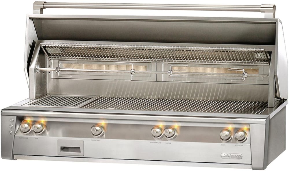 Alfresco ALXE56BFGNG 56 Inch Built-In Grill with 998 sq. in Alfresco ALXE56BFGNG 56 Inch Built-In Grill with 998 sq. in
