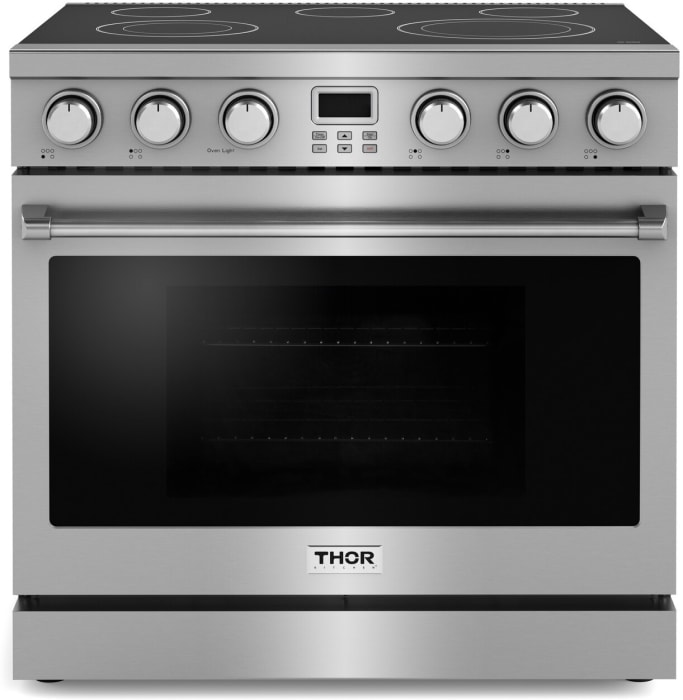 Thor Kitchen 36-in Glass Top 5 Elements 6-cu ft Convection Oven