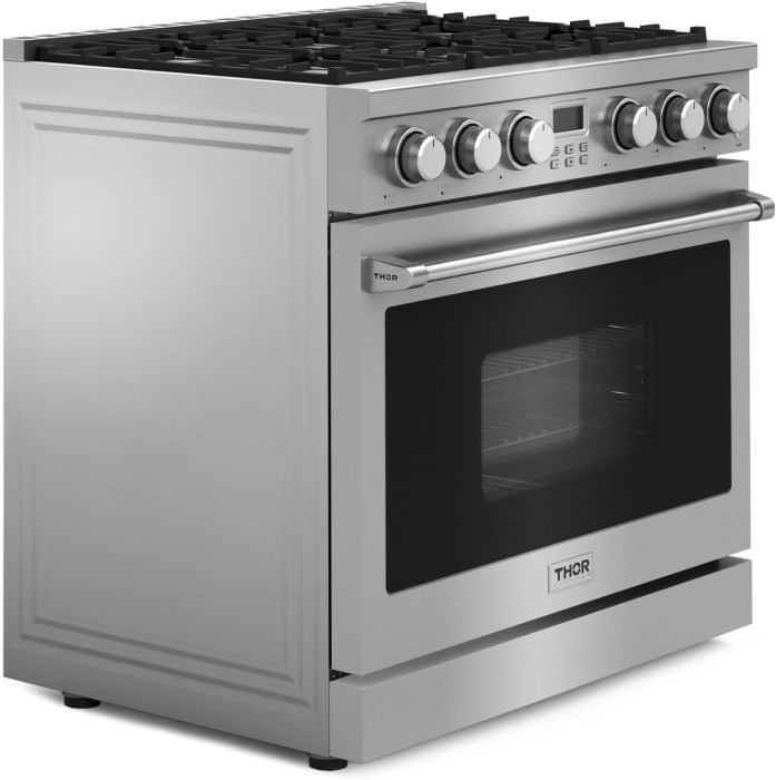Thor Kitchen ARG36 36 Inch Freestanding Professional Gas Range with 6