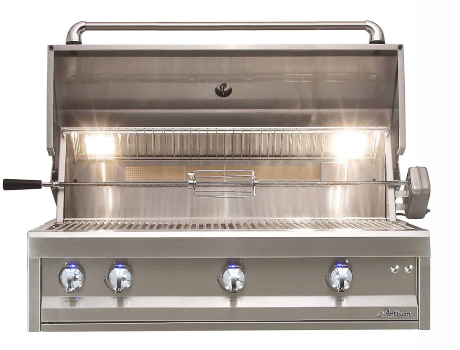 Solaire 42 In Built In Infrared Agbq Grill W Rotisserie Ng