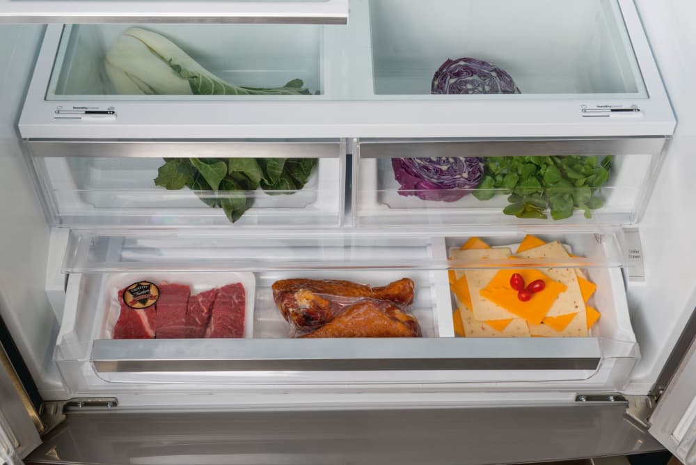 Bosch B21CT80SNS 36 Inch Counter Depth French Door Refrigerator with