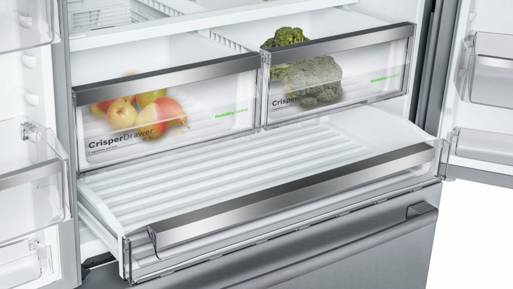 Bosch B21CT80SNS 36 Inch Counter Depth French Door Refrigerator with