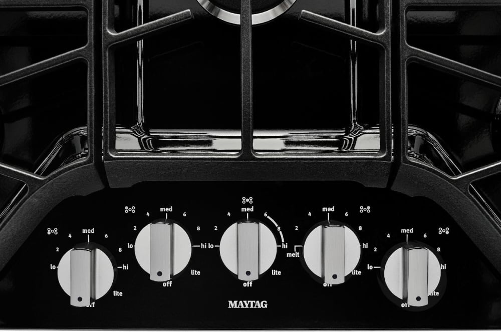 Maytag MGC7536DE 36 Inch Gas Cooktop with 5 Sealed Burners, 5,000BTU Simmer Burner, 15,000BTU