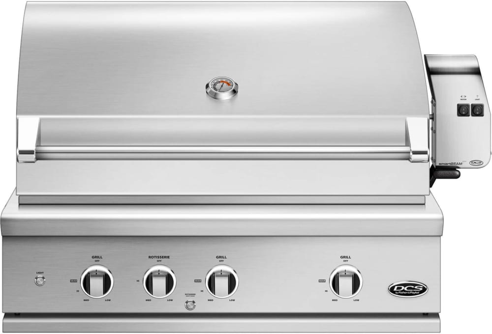 Dcs Be136rcn 36 Inch Built In Grill With Infrared Rotisserie Charcoal Smoker Tray Extra Cooking Area Easy Lift Hood Intuitive Lighting And Rack Tool Storage Natural Gas