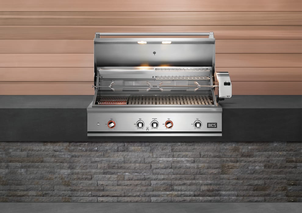 DCS BE148RCN 48 Inch BuiltIn Grill with Infrared Rotisserie, Charcoal