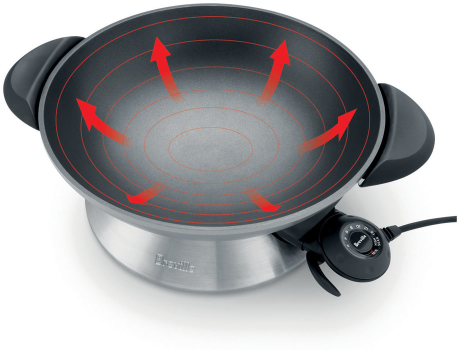 Breville BEW600XL Hot Wok™ with Butterfly Heating Element, 15 Heat