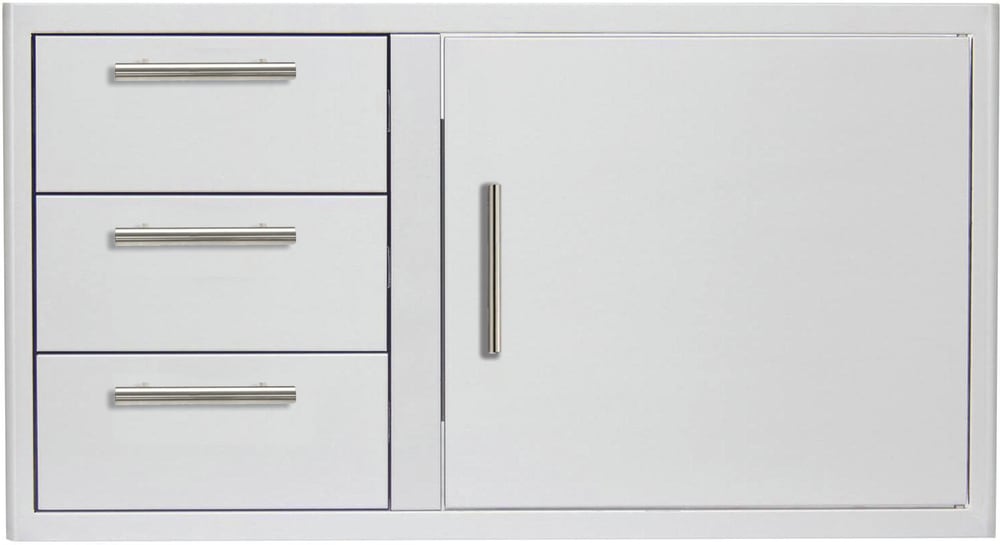Blaze BLZDDC39RLTSC 39 Inch Access Door and Triple Drawer Combo
