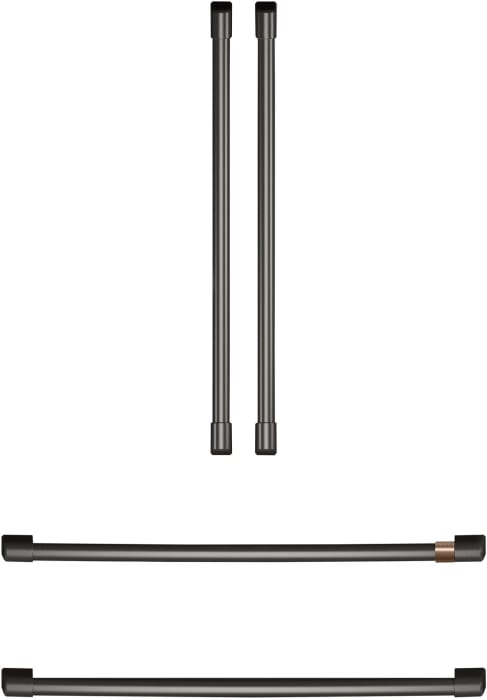 Cafe CXQB4H4PNBT Café Refrigeration Handle Kit: Brushed Black