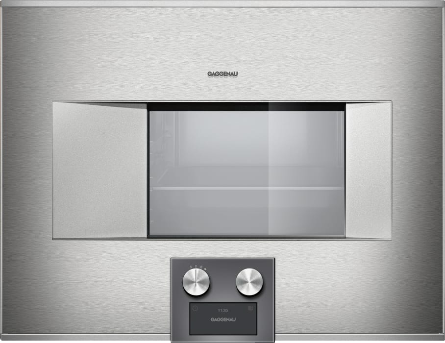 Gaggenau BS475611 24 Inch CombiSteam Wall Oven with 1.7 Cu. Ft. Capacity, Convection, Recipe