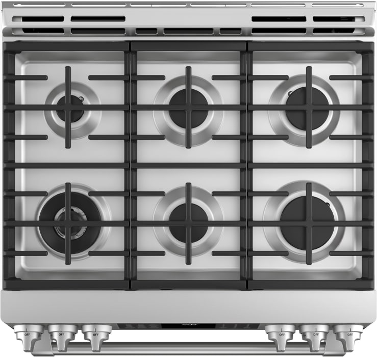 Cafe C2S986SELSS 30 Inch SlideIn Dual Fuel Smart Range with 6 Sealed