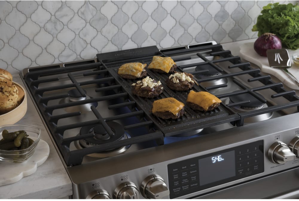 Cafe C2S986SELSS 30 Inch SlideIn Dual Fuel Smart Range with 6 Sealed