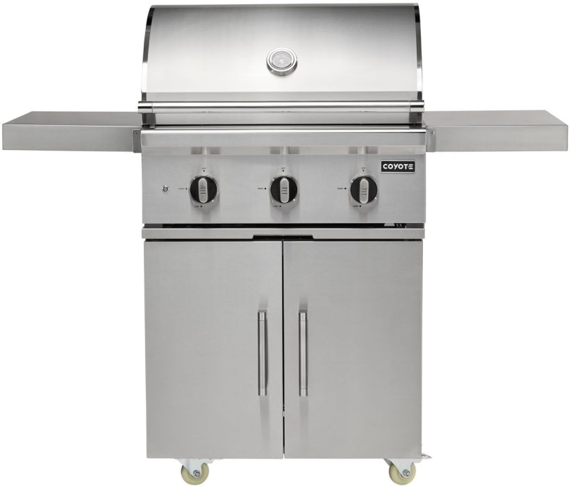 Coyote C3C30NGFS 30 Inch Freestanding Stainless Steel Gas Grill on