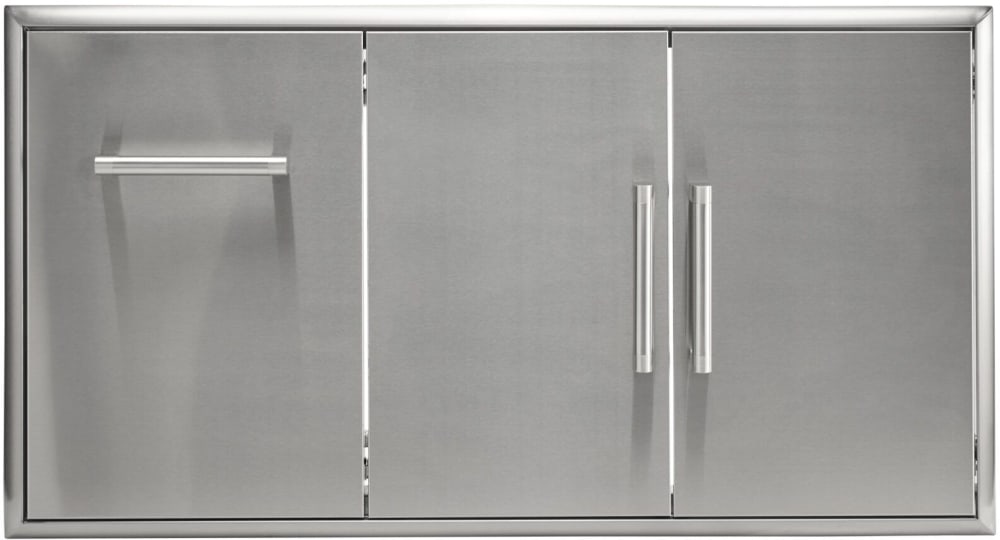 Coyote C3CDPOD 45 Inch Double Access Doors with Roll Out Trash