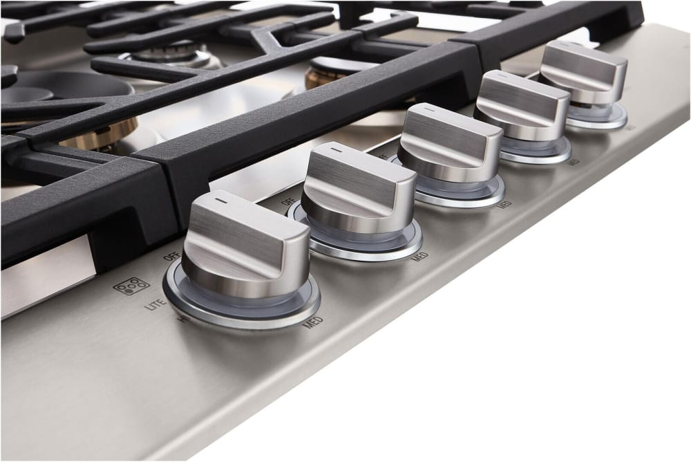 LG CBGS3028S 30 Inch Gas Cooktop with 5 Sealed Burners, Cast Iron
