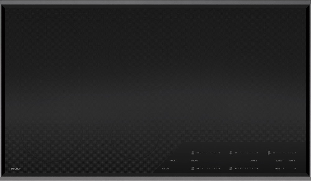 Wolf CE365TS 36 Inch Electric Cooktop with 5 Radiant Elements