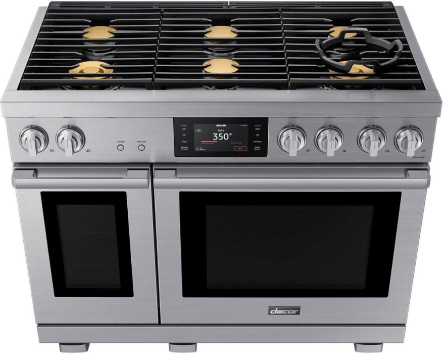 Dacor DOP48T960GS 48 Inch Freestanding Gas Smart Range with 6 Sealed ...
