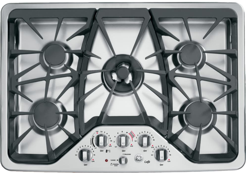 Ge Cgp350setss 30 Inch Gas Cooktop With, Countertop Gas Stove With Griddle Pancake