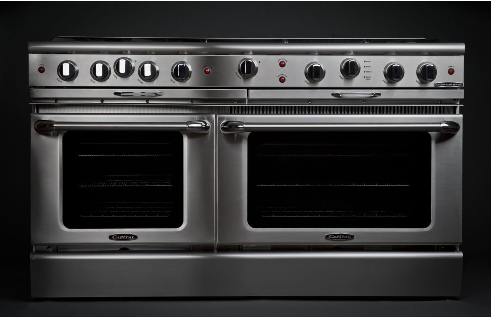 Capital CGSR604B4L 60 Inch Pro-Style Gas Range with 8 Open