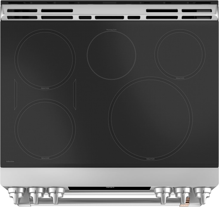 Cafe CHS950P2MS1 30 Inch SlideIn Induction Smart Range with 5 Elements