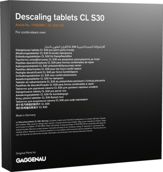 Gaggenau Cls30040 Descaling Tablets Set Of 4
