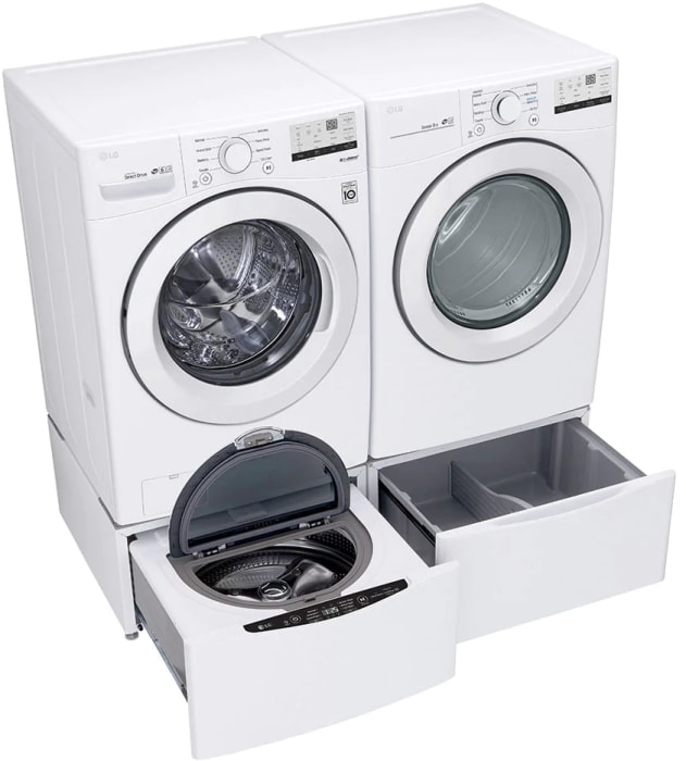 LG LGWADREW02 SidebySide on Pedestals Washer & Dryer Set with Front