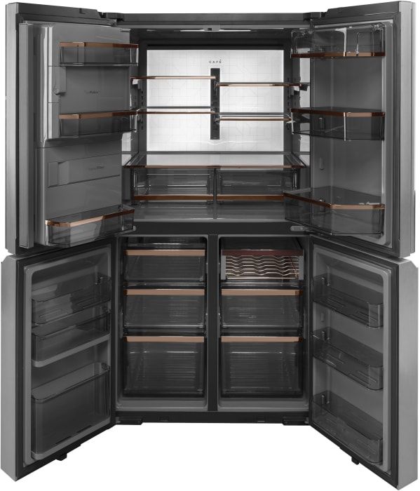 Cafe CQE28DM5NS5 36 Inch 4Door French Door Smart Refrigerator with 27.