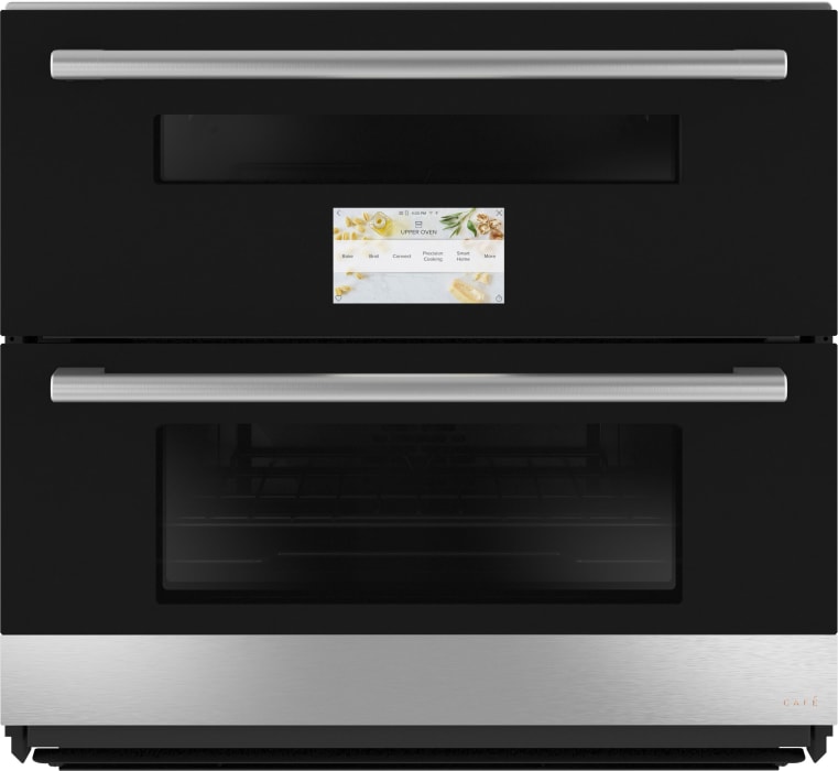 Cafe 30 10.0 Cu. Ft. Electric Smart Double French Door Wall Oven with True  European Convection & Self Clean - Stainless Steel