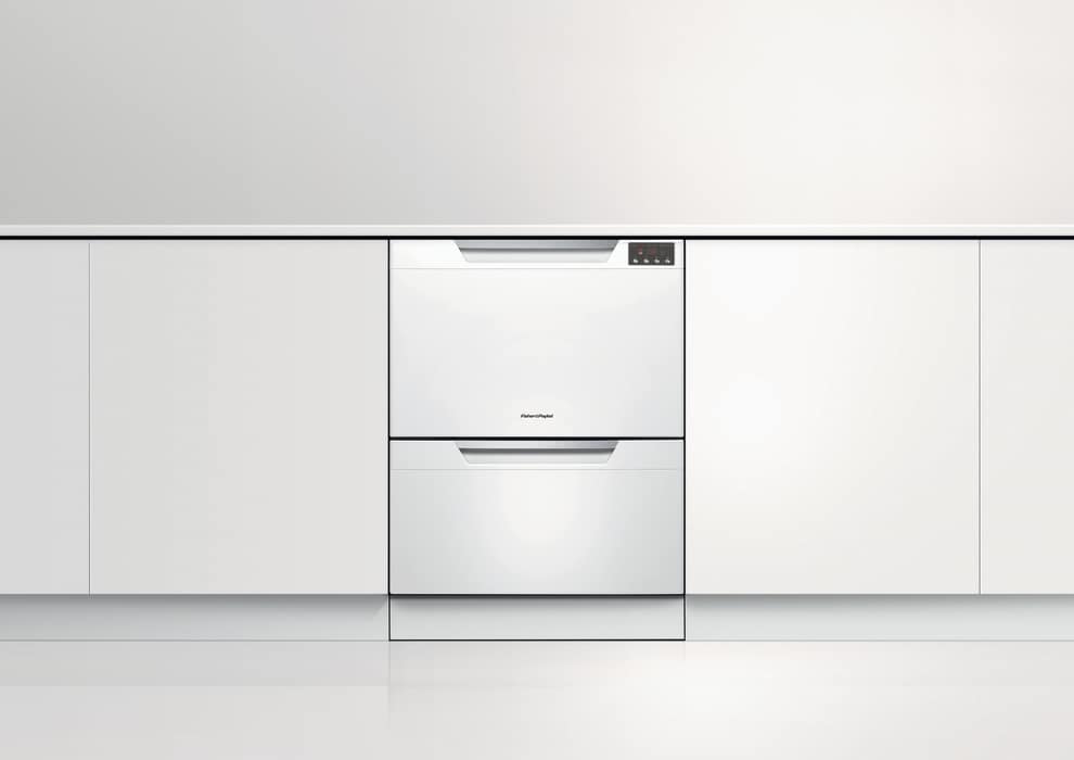 Fisher & Paykel DD24DAW8 SemiIntegrated Double Dishdrawer with 14