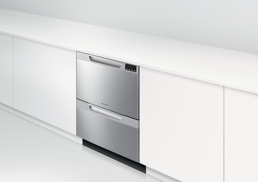 Fisher & Paykel DD24DAX8 SemiIntegrated Double Dishdrawer with 14