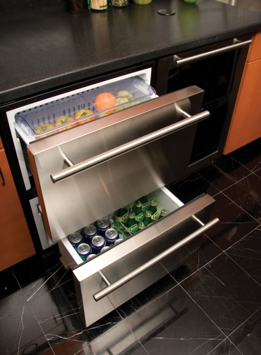 Haier DD400RS 24 Inch Builtin Refrigerator Drawers with 5.4 cu. ft