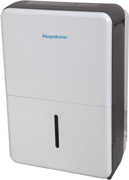 KeyStone KSTAD504E Dehumidifier with 50 Pint Capacity, Programmable Timer, Normal Mode, Turbo