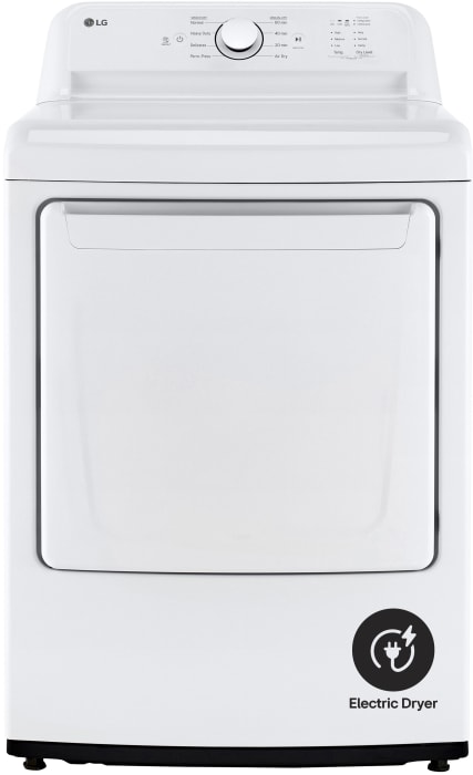 LG DLE6100W 27 Inch Electric Dryer with 7.3 Cu. Ft. Capacity, 5