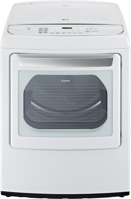 Lg Dlgy1702we 27 Inch 7 4 Cu Ft Gas Dryer With 12 Drying Programs Steam Easyload Door Wrinkle Free Program Speed Dry Smart Diagnosis Lodecibel Quiet Operation Sensor Dry And Energy Star Certification White