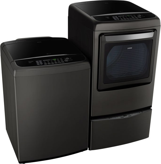 LG DLEY1901KE 27 Inch Electric Dryer with EasyLoad™ Door, Steam, Wi-Fi