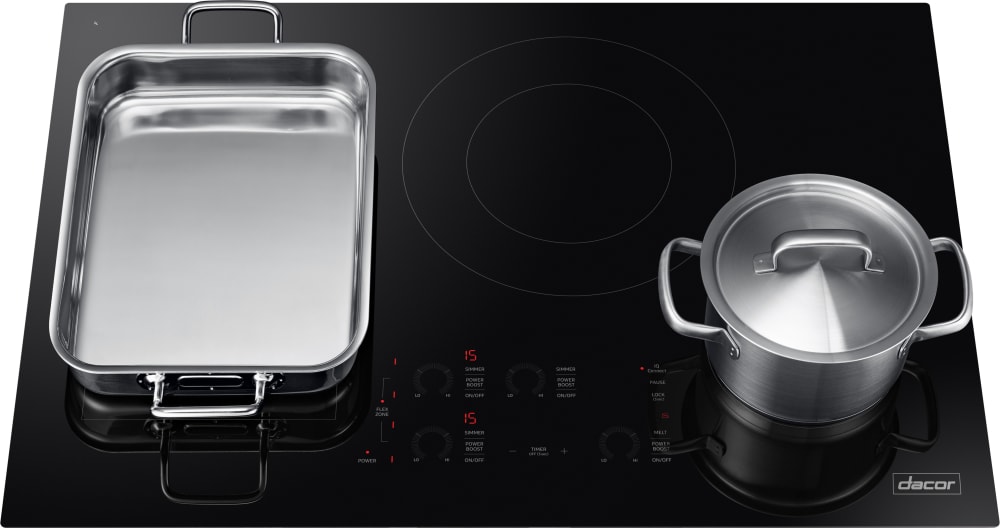 Dacor DTI30P876BB 30 Inch Induction Smart Cooktop with 4 Element