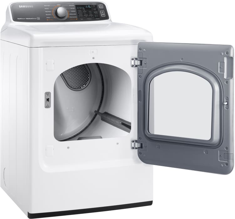 Samsung DV48J7700GW 27 Inch Gas Dryer with 7.4 cu. ft. Capacity, 11