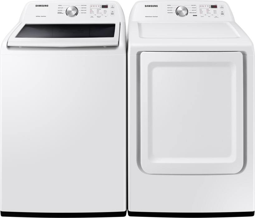 Samsung DVG45T3200W 27 Inch Gas Dryer with 7.2 cu. ft. Capacity, Smart Care, 8 Drying Options