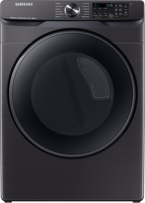 Samsung Dve50r8500v 27 Inch Smart Front Load Electric Dryer With Wi Fi Steam Sanitize Bixby Enabled Sensor Dry Vent Sensor 12 Preset Drying Cycles 10 Additional Drying Options 7 5 Cu Ft Capacity Ada